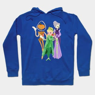 A Princess, A Witch, and a Robot Hoodie